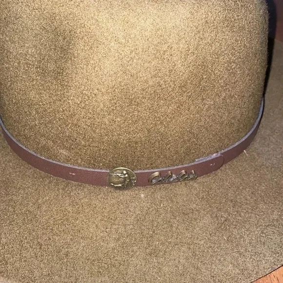 Cabela's Brown Cowboy Hunting Hat Resistol Lining